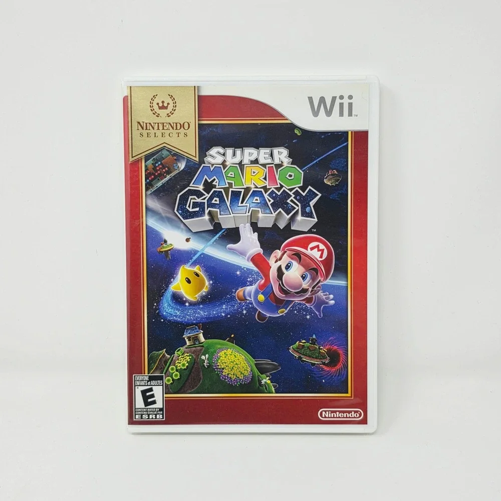 Super Mario Galaxy Nintendo Wii Selects CIB Complete with Manual and Inserts